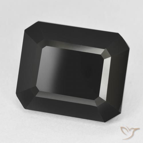 Tormalina Schorl naturale da 13.41 ct, Ottagonale / Taglio smeraldo, Opaco