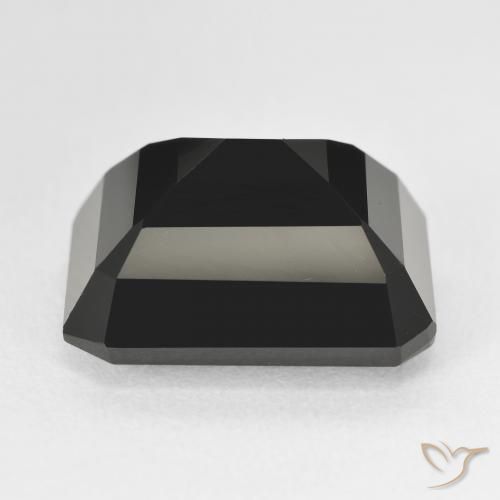 Tormalina Schorl naturale da 13.41 ct, Ottagonale / Taglio smeraldo, Opaco