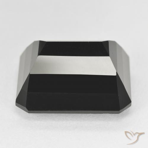 Tormalina Schorl naturale da 22.86 ct, Ottagonale / Taglio smeraldo, Opaco