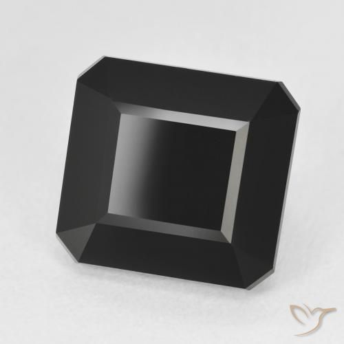Tormalina Schorl naturale da 8.84 ct, Ottagonale / Taglio smeraldo, Opaco