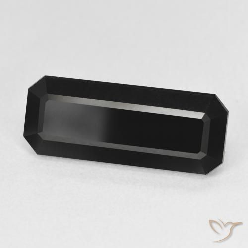 Tormalina Schorl naturale da 6.22 ct, Ottagonale / Taglio smeraldo, Opaco