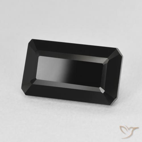 Tormalina Schorl naturale da 4.28 ct, Ottagonale / Taglio smeraldo, Opaco