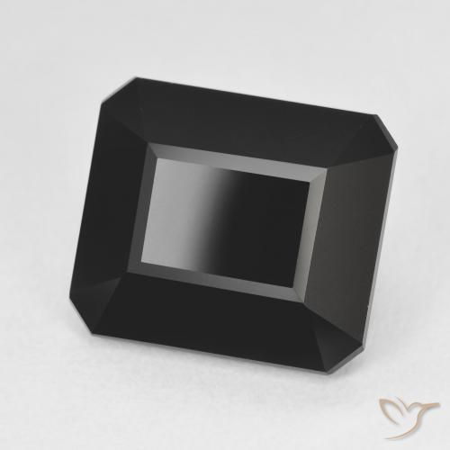Tormalina Schorl naturale da 9.56 ct, Ottagonale / Taglio smeraldo, Opaco