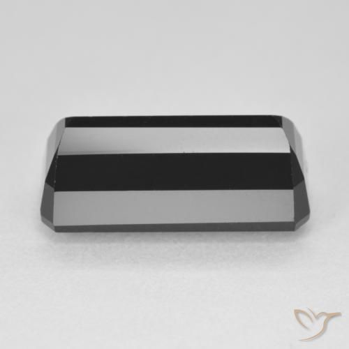 Tormalina Schorl naturale da 8.77 ct, Ottagonale / Taglio smeraldo, Opaco