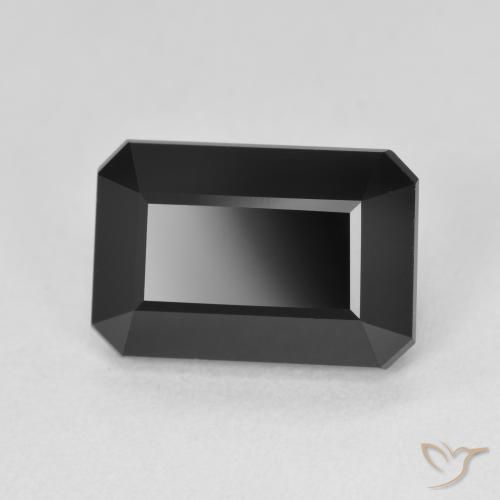 Tormalina Schorl naturale da 6.16 ct, Ottagonale / Taglio smeraldo, Opaco