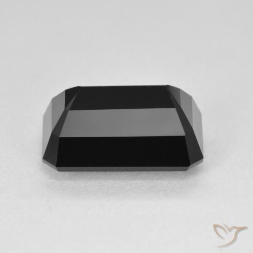 Tormalina Schorl naturale da 6.16 ct, Ottagonale / Taglio smeraldo, Opaco