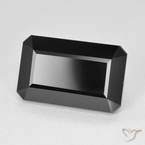 Tormalina Schorl naturale da 9.61 ct, Ottagonale / Taglio smeraldo, Opaco