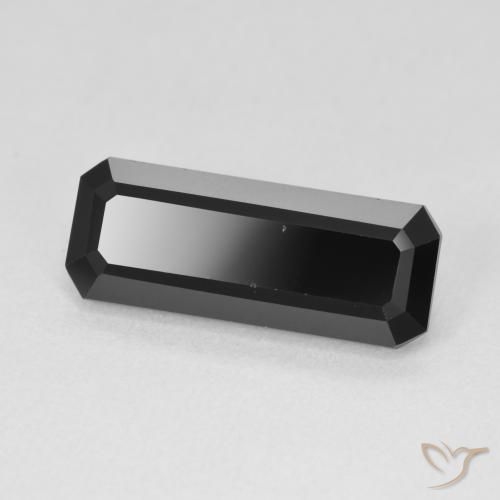 Tormalina Schorl naturale da 4.34 ct, Ottagonale / Taglio smeraldo, Opaco