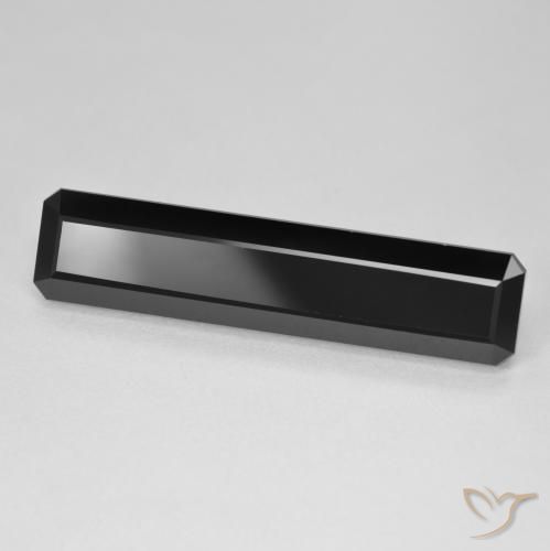 Tormalina Schorl naturale da 15.23 ct, Ottagonale / Taglio smeraldo, Opaco