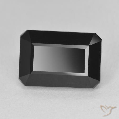 Tormalina Schorl naturale da 9.45 ct, Ottagonale / Taglio smeraldo, Opaco