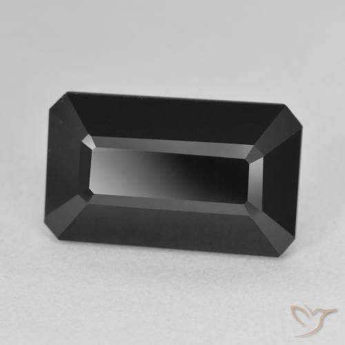 Tormalina Schorl naturale da 9.26 ct, Ottagonale / Taglio smeraldo, Opaco