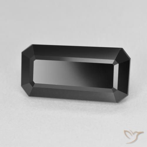 Tormalina Schorl naturale da 7.43 ct, Ottagonale / Taglio smeraldo, Opaco
