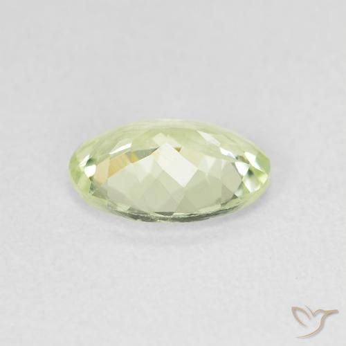Tormalina Giallo verde naturale da 1.05 ct, Ovale, VVS