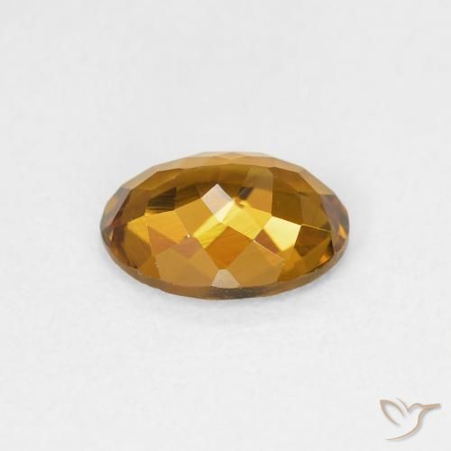Tormalina Marrone dorato naturale da 1.04 ct, Ovale, VVS