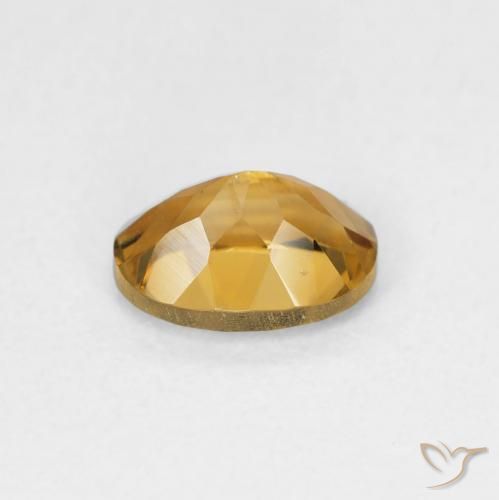 Tormalina Marrone dorato naturale da 0.93 ct, Ovale, VVS-VS