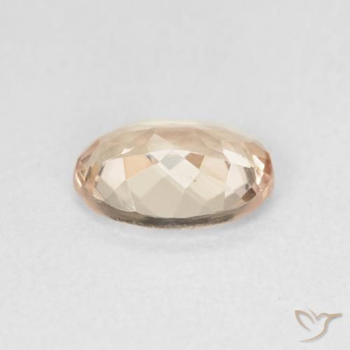 Tormalina Rosa salmone naturale da 1.14 ct, Ovale, VVS-VS