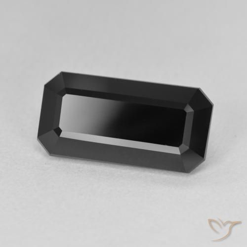 Tormalina Schorl naturale da 5.29 ct, Ottagonale / Taglio smeraldo, Opaco