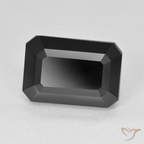 Tormalina Schorl naturale da 6.22 ct, Ottagonale / Taglio smeraldo, Opaco