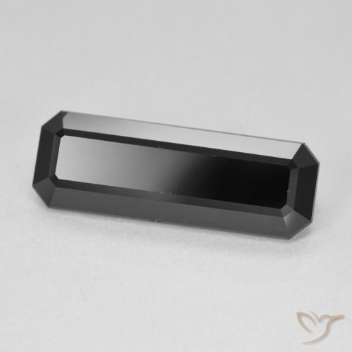 Tormalina Schorl naturale da 6.43 ct, Ottagonale / Taglio smeraldo, Opaco
