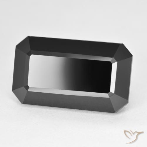 Tormalina Schorl naturale da 16.28 ct, Ottagonale / Taglio smeraldo, Opaco