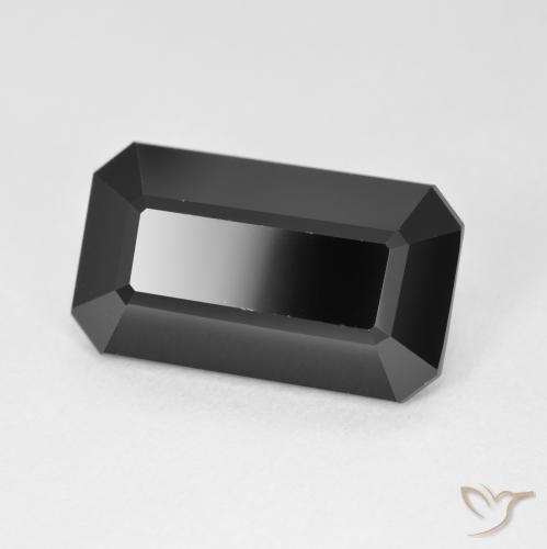 Tormalina Schorl naturale da 9.05 ct, Ottagonale / Taglio smeraldo, Opaco