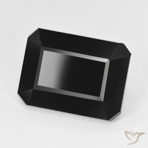 Tormalina Schorl naturale da 10.29 ct, Ottagonale / Taglio smeraldo, Opaco