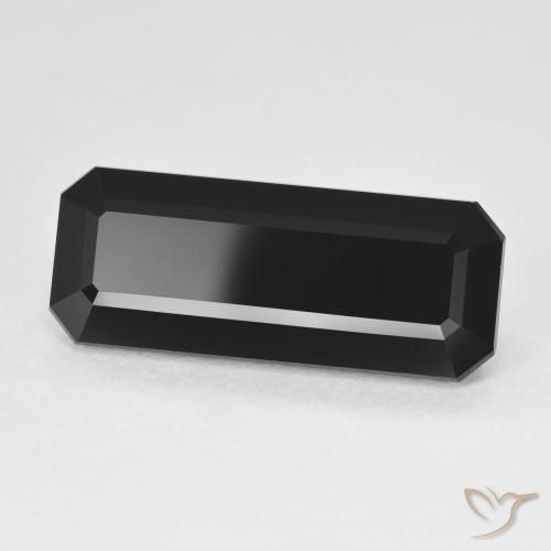Tormalina Schorl naturale da 6.60 ct, Ottagonale / Taglio smeraldo, Opaco