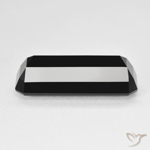 Tormalina Schorl naturale da 6.60 ct, Ottagonale / Taglio smeraldo, Opaco