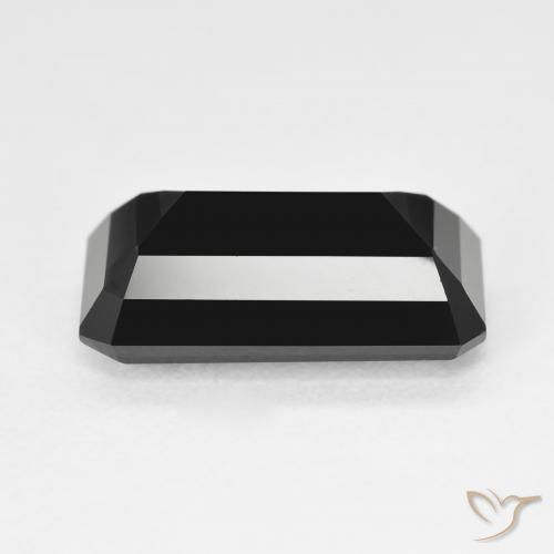 Tormalina Schorl naturale da 6.61 ct, Ottagonale / Taglio smeraldo, Opaco