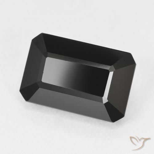 Tormalina Schorl naturale da 3.98 ct, Ottagonale / Taglio smeraldo, Opaco