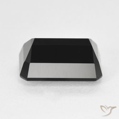Tormalina Schorl naturale da 3.98 ct, Ottagonale / Taglio smeraldo, Opaco