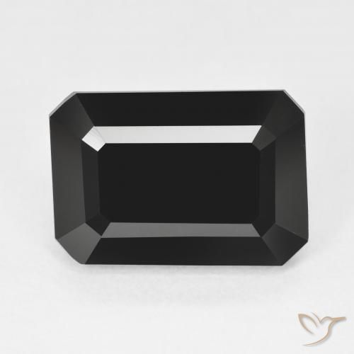 9.78ct Naturale Schorl Tormalina, Taglio smeraldo, Opaco