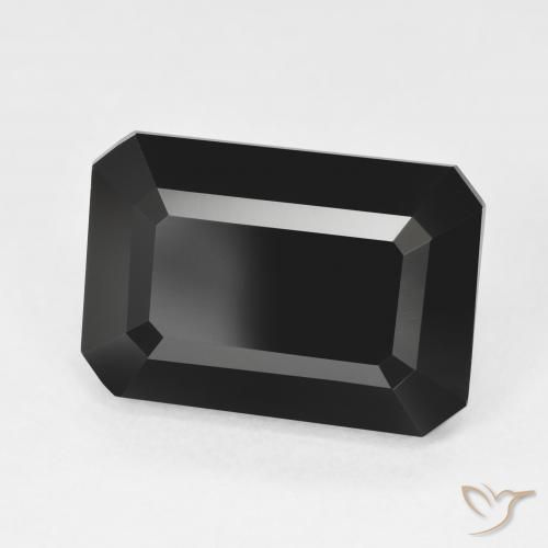 Tormalina Schorl naturale da 9.78 ct, Ottagonale / Taglio smeraldo, Opaco