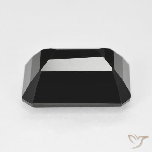 Tormalina Schorl naturale da 9.78 ct, Ottagonale / Taglio smeraldo, Opaco