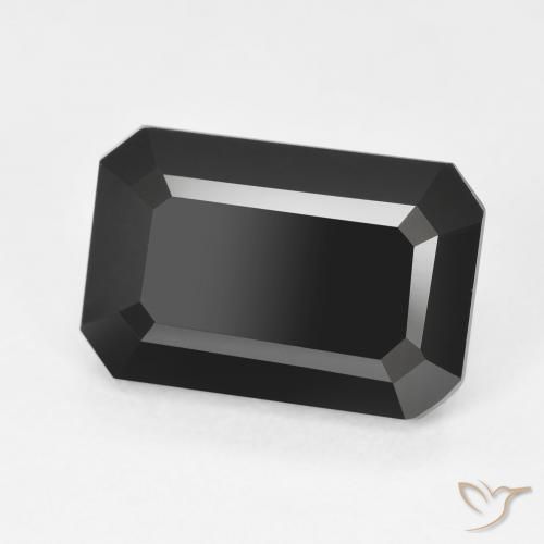 Tormalina Schorl naturale da 6.37 ct, Ottagonale / Taglio smeraldo, Opaco