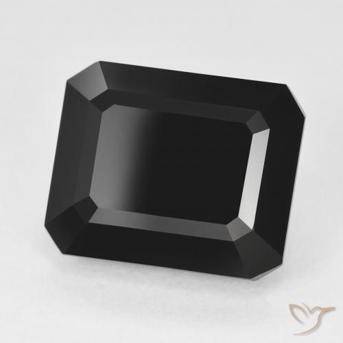 Tormalina Schorl naturale da 11.71 ct, Ottagonale / Taglio smeraldo, Opaco