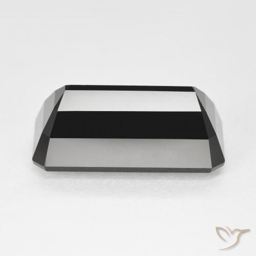 Tormalina Schorl naturale da 10.66 ct, Ottagonale / Taglio smeraldo, Opaco