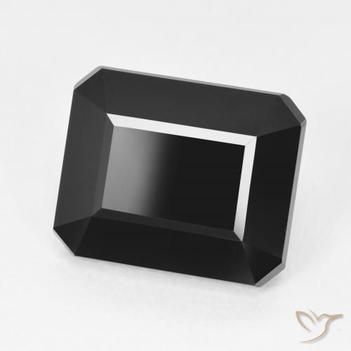 Tormalina Schorl naturale da 7.04 ct, Ottagonale / Taglio smeraldo, Opaco