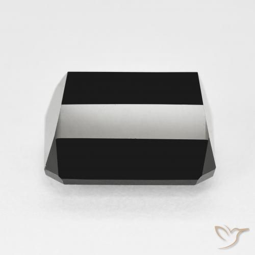 Tormalina Schorl naturale da 7.04 ct, Ottagonale / Taglio smeraldo, Opaco