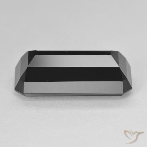 Tormalina Schorl naturale da 10.67 ct, Ottagonale / Taglio smeraldo, Opaco