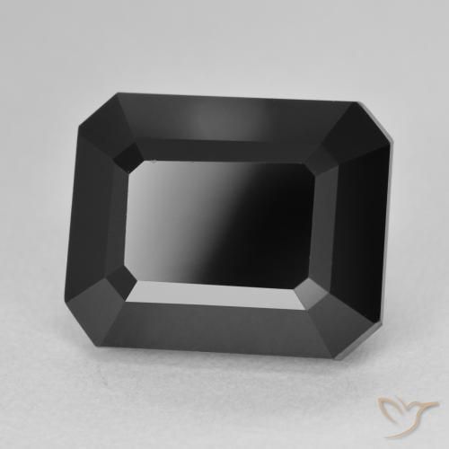 Tormalina Schorl naturale da 11.95 ct, Ottagonale / Taglio smeraldo, Opaco