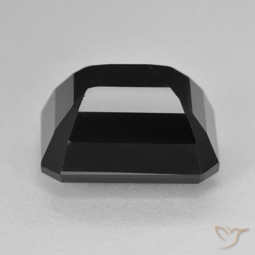 Tormalina Schorl naturale da 11.95 ct, Ottagonale / Taglio smeraldo, Opaco