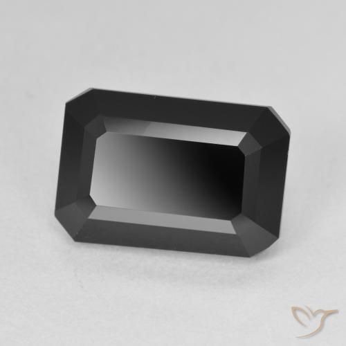 Tormalina Schorl naturale da 6.77 ct, Ottagonale / Taglio smeraldo, Opaco