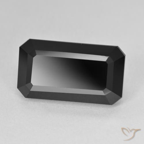 Tormalina Schorl naturale da 10.96 ct, Ottagonale / Taglio smeraldo, Opaco