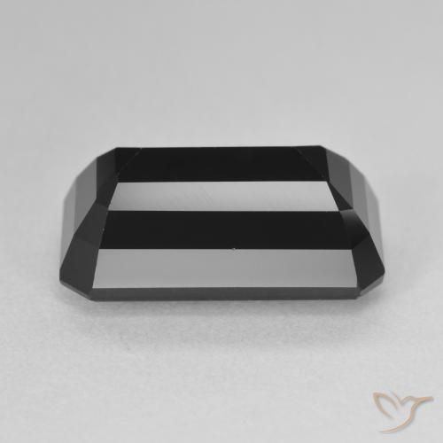 Tormalina Schorl naturale da 10.96 ct, Ottagonale / Taglio smeraldo, Opaco