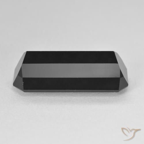 Tormalina Schorl naturale da 9.40 ct, Ottagonale / Taglio smeraldo, Opaco
