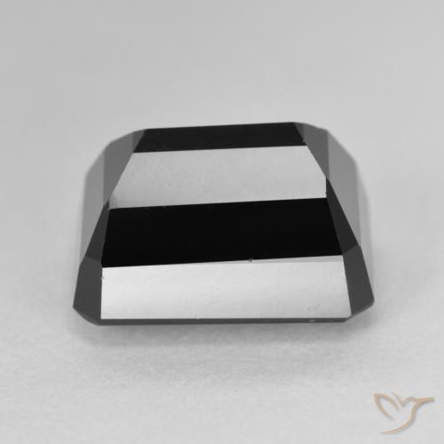 Tormalina Schorl naturale da 11.28 ct, Ottagonale / Taglio smeraldo, Opaco