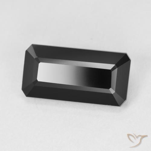 Tormalina Schorl naturale da 5.25 ct, Ottagonale / Taglio smeraldo, Opaco