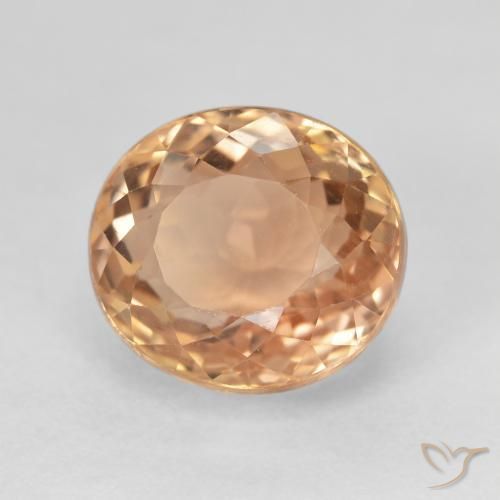Tormalina sidro d'arancia naturale da 6.96 ct, Ovale, VS