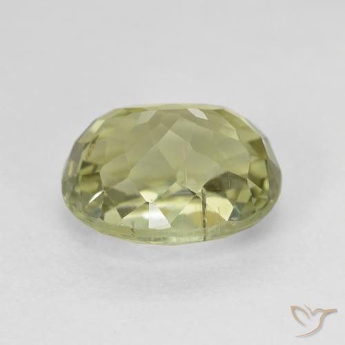 Tormalina Giallo verdastro naturale da 6.33 ct, Ovale, VS-SI